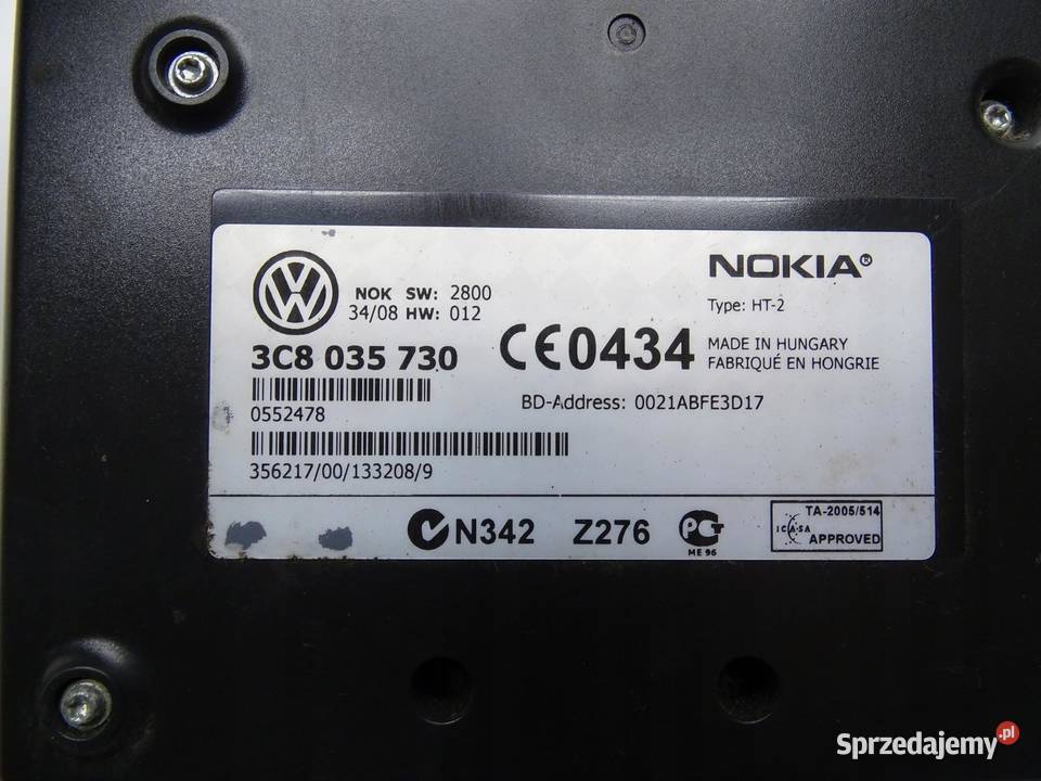 MODUŁ STEROWNIK BLUETOOTH VW PASSAT CC TIGUAN 5N