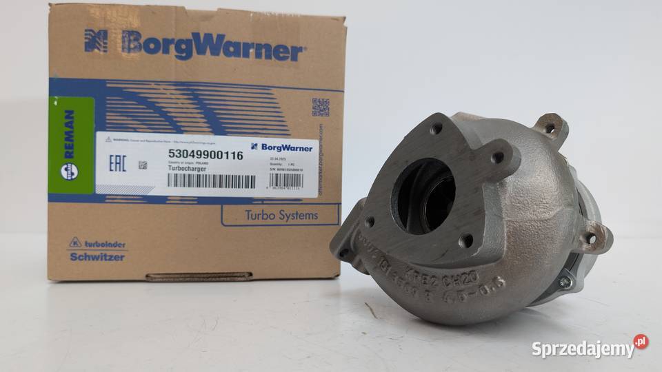 Turbosprężarka BorgWarner KKK Oryginal Reman