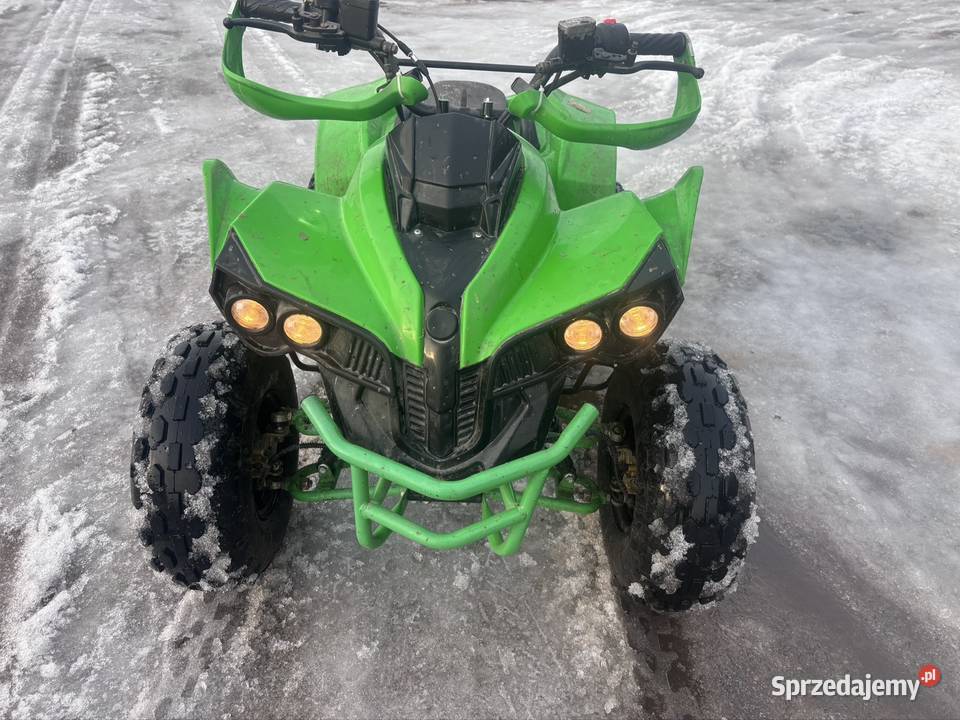Quad Bombardier 125 zielony kupiony w Polsce Białystok