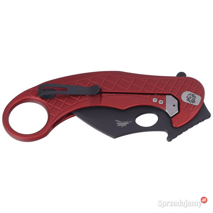Nóż składany LionSteel LEOne Karambit Red Warszawa