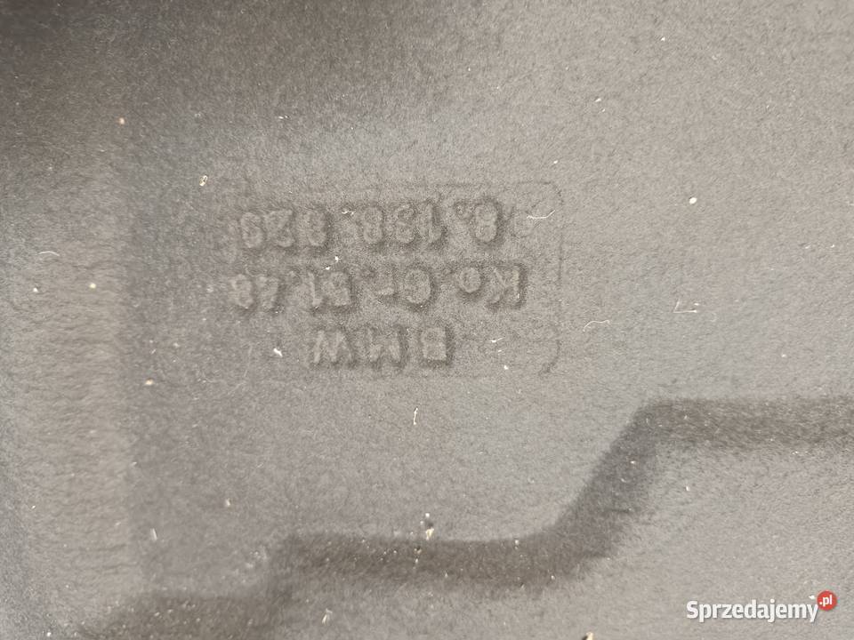 Maska przednia pokrywa silnika BMW E34 granatowa