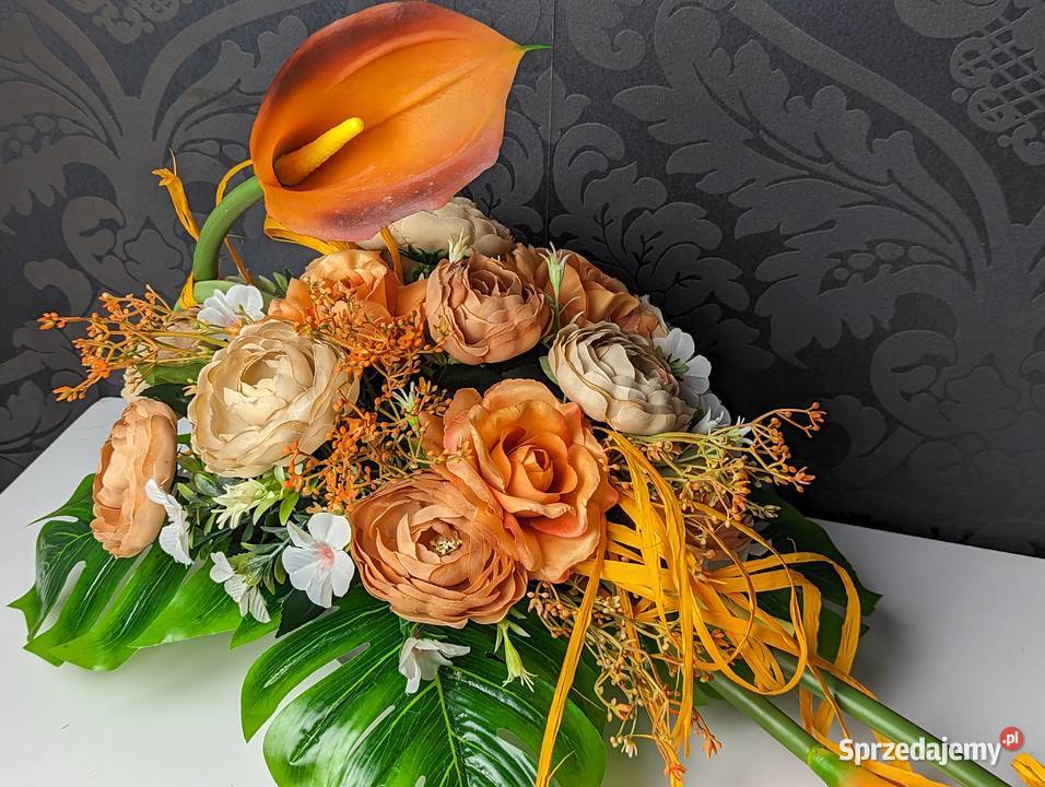 Wiązanka nagrobna 76 długości Piękna kolorystyka lubelskie Pałecznica-Kolonia