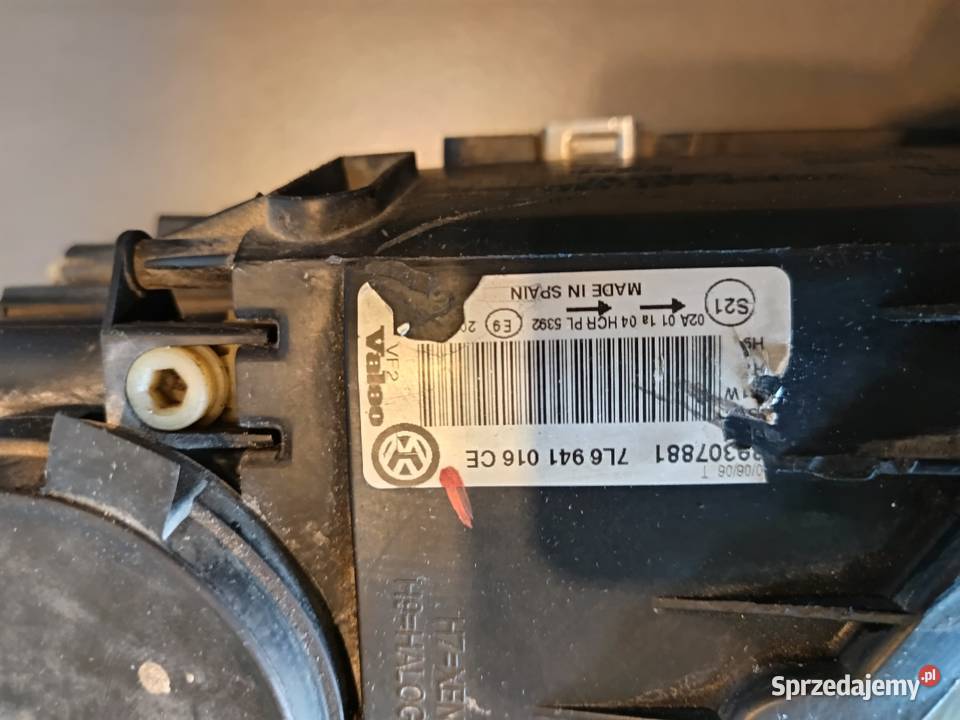 Lampa XENON przód Touareg I 0206 7L6941016 Inowrocław