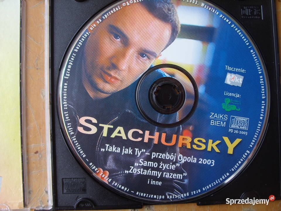 Rock CD STACHURSKYSAMO ZYCIE 2003 Wołów