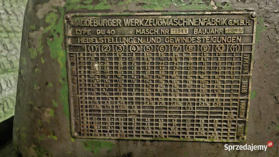 Tokarka Magdeburg DU40 Biznes i Przemysł Olkusz