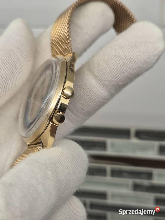 Męski zegarek mechaniczny Raketa Au Chorzów