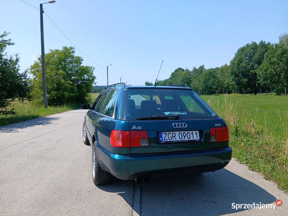 Audi A6 C4 26 V6 1996r Alufelgi Kombi Zielony Kraków