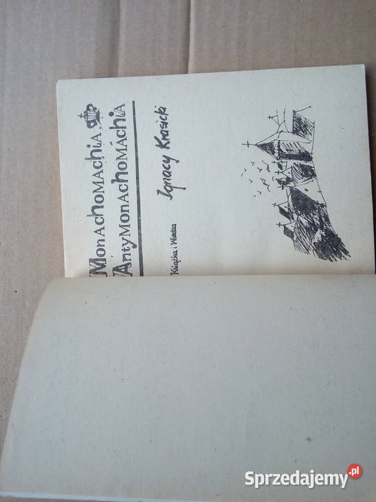 Monachomachia Antymonachomachia Ignacy Krasicki Sokółka