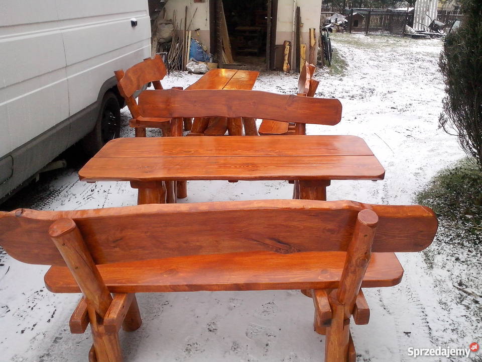 meble ogrodowe biesiadne śląskie Woźniki