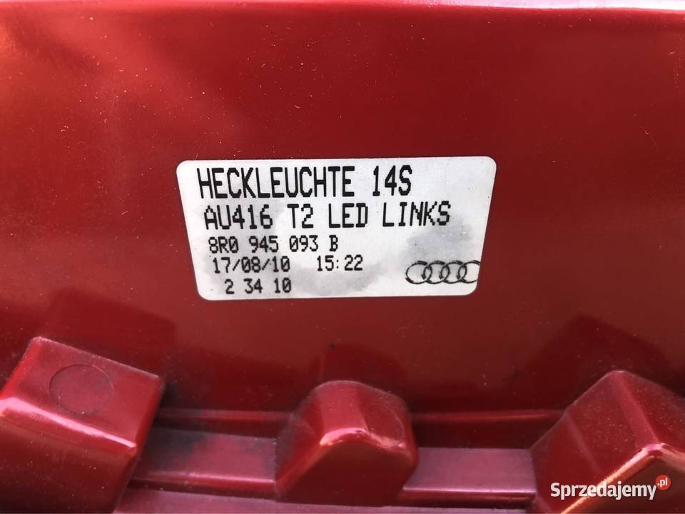 Audi Q5 Lampa Led Usa prawa lewa lubelskie Biała Podlaska