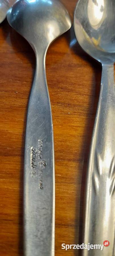 Łyżeczki do herbaty sygnowane Gerlach różne Pozostałe