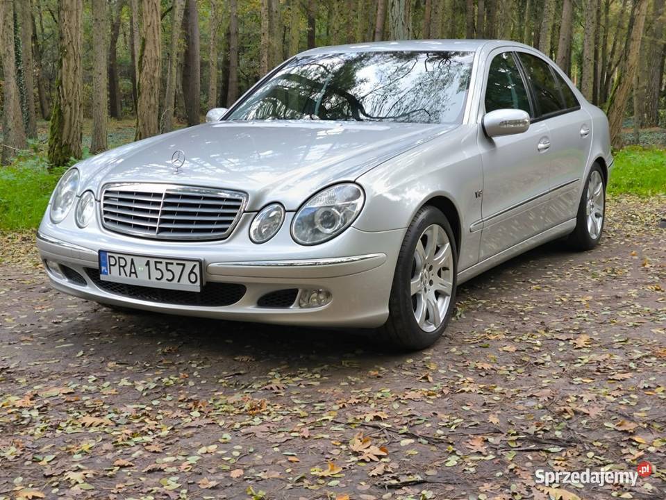 Sprzedam Mercedes w211 e500 skórzana tapicerka Miejska Górka sprzedam