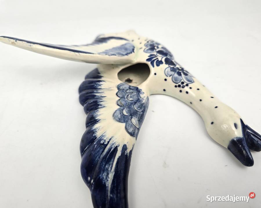 WYPRZEDAŻ Dzika kaczka ceramika Delfts Blauw Porcelana i szkło Bronisze sprzedam