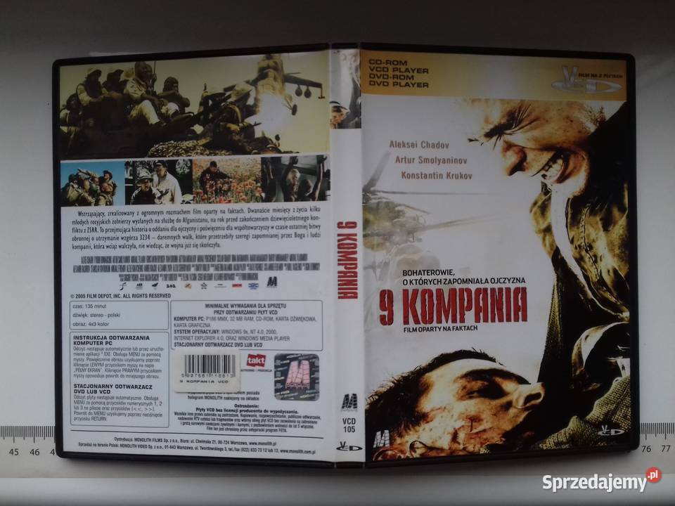 Film VCD 9 kompania w oryginalnym opakowaniu 2 kujawsko-pomorskie