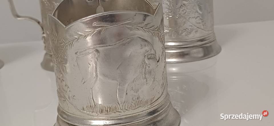 Koszyczki na szklanki PRL 2 sprzedam