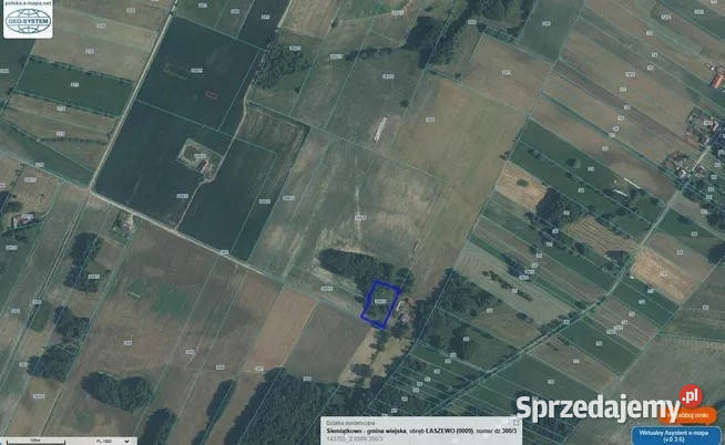 Sprzedam działkę Łaszewo