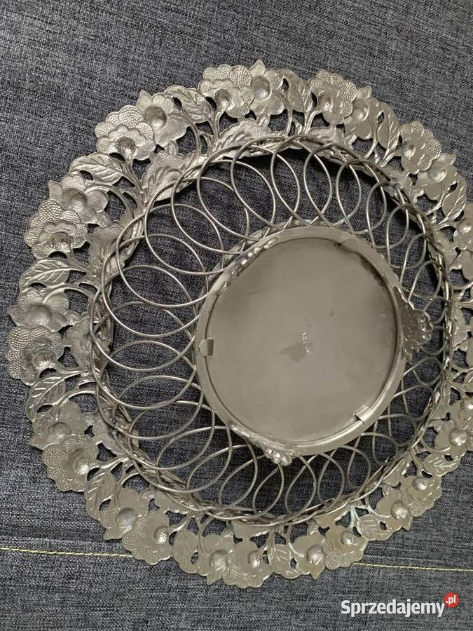 Patera HefradFraget kwiat jabłoni posrebrzana Gliwice sprzedam