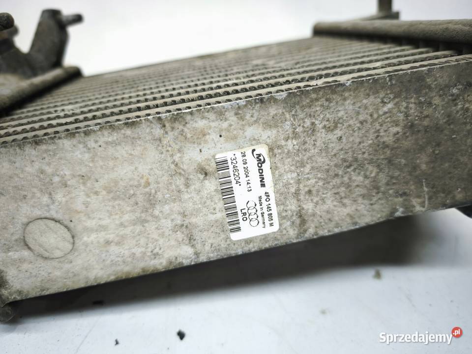 INTERCOOLER CHŁODNICA POWIETRZA LEWA AUDI A6 C6 Chłodnice powietrza (intercoolery) śląskie Przystajń