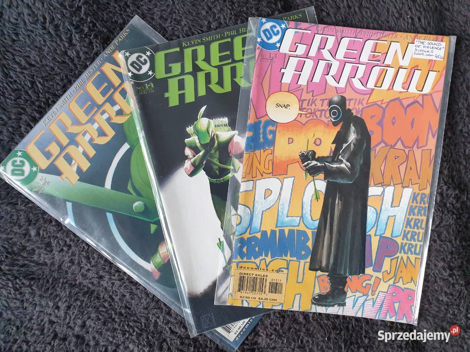 Green Arrow The Sound Of Violen zestaw 3 Superbohaterowie Komiksy Gdynia