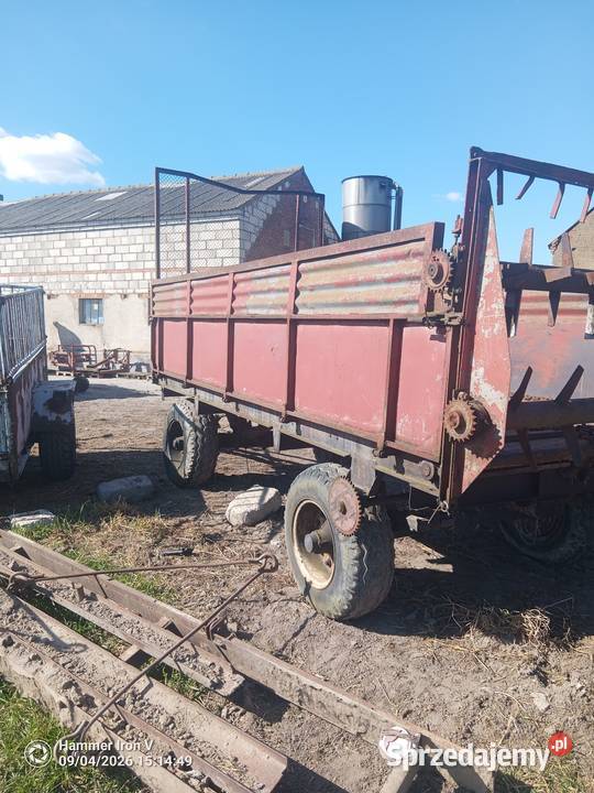 Rozrzutnik obornika dwuosiowy Czarnobialostocka