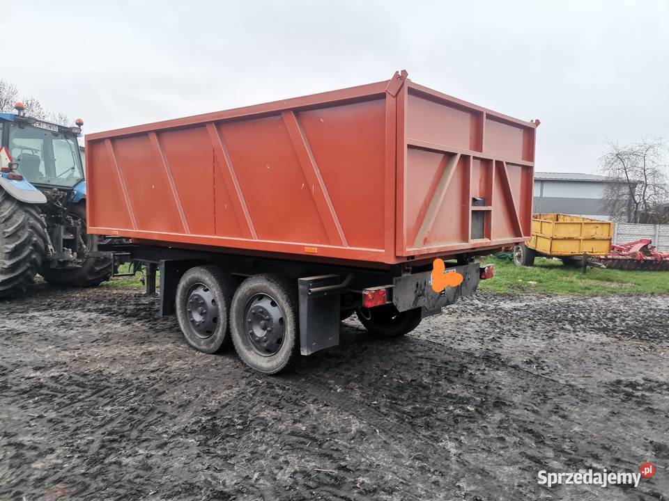 Przyczepa tandem wywrotka zarejestrowana nieuszkodzony