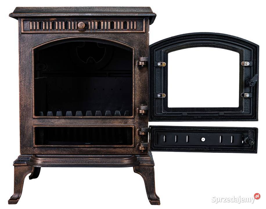 Piec żeliwny piecyk koza kominek ATENA 9KW Skawina