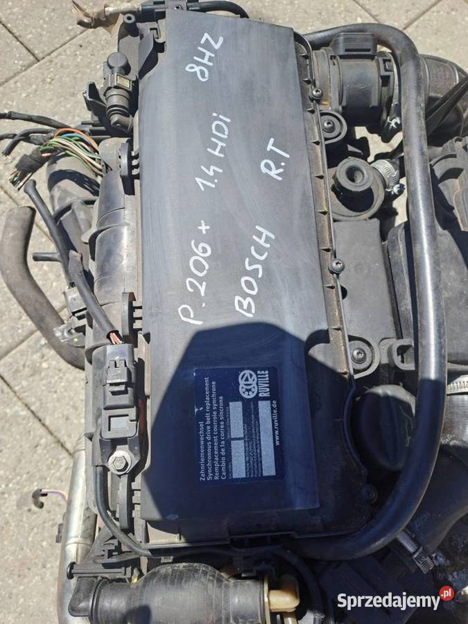 Peugeot 206 14 HDi 68 silnik kompletny kod 8HZ Rok produkcji 2008 śląskie Jastrzębie-Zdrój
