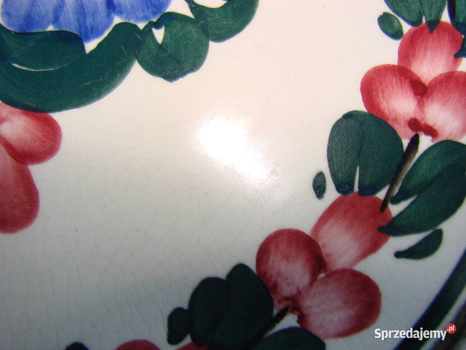 Koło fajansowy talerz PRL Pruszcz Gdański sprzedam