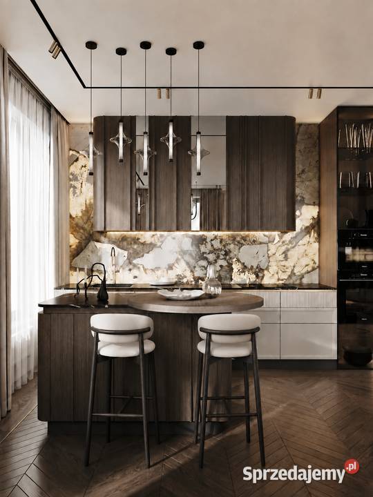 Designerski Hoker Drewniany OLIVIA Nowoczesne Hokery mazowieckie Warszawa