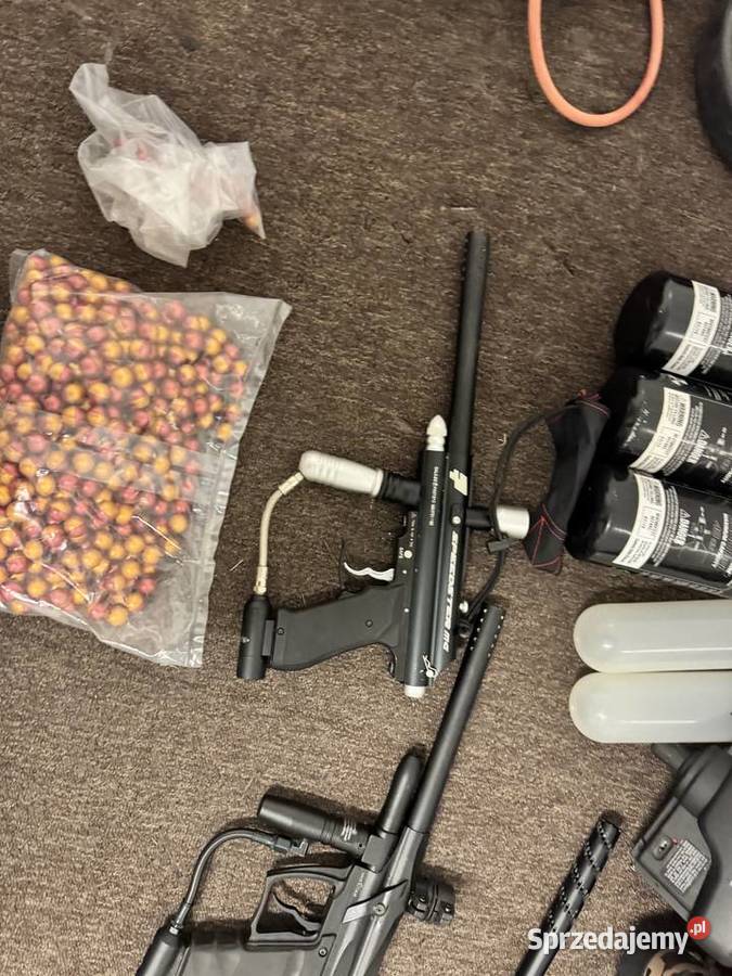 paintball marker butla co2 loader faty maski Sporty drużynowe