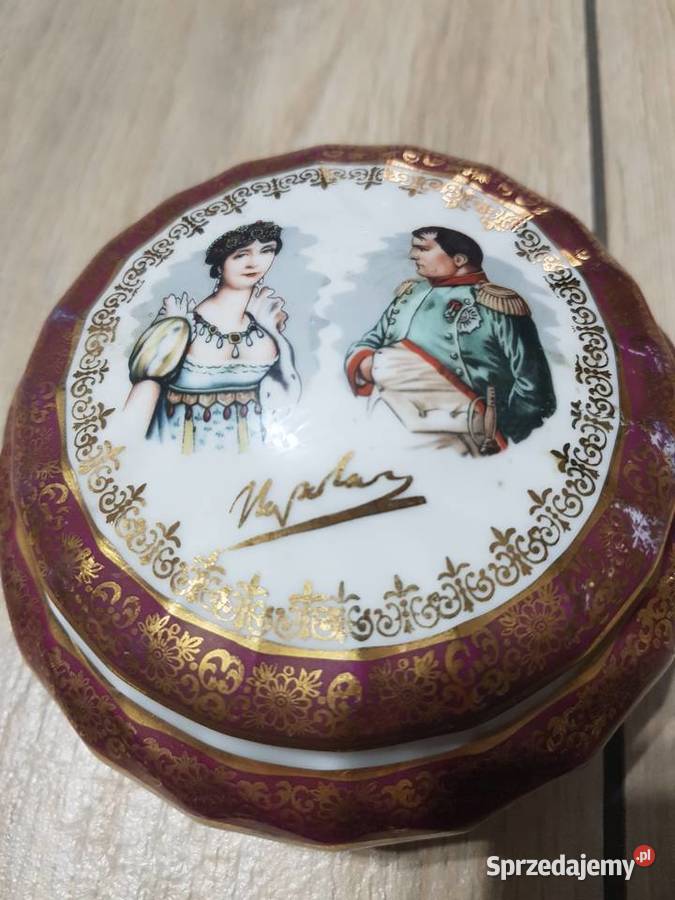 Puzderko szkatułka porcelana francuska De Lux Wola Podłężna