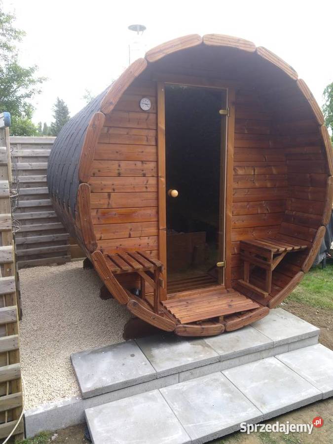 Sauna Beczka Ogrodowa Bania Ruska z Piecem Raszyn sprzedam