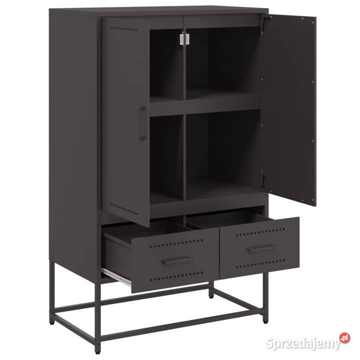 Szafka czarna 68x39x1115 stal WM846608 Warszawa sprzedam