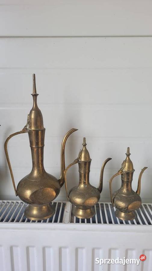 Dzbanki z mosiądzu Ciechanowiec