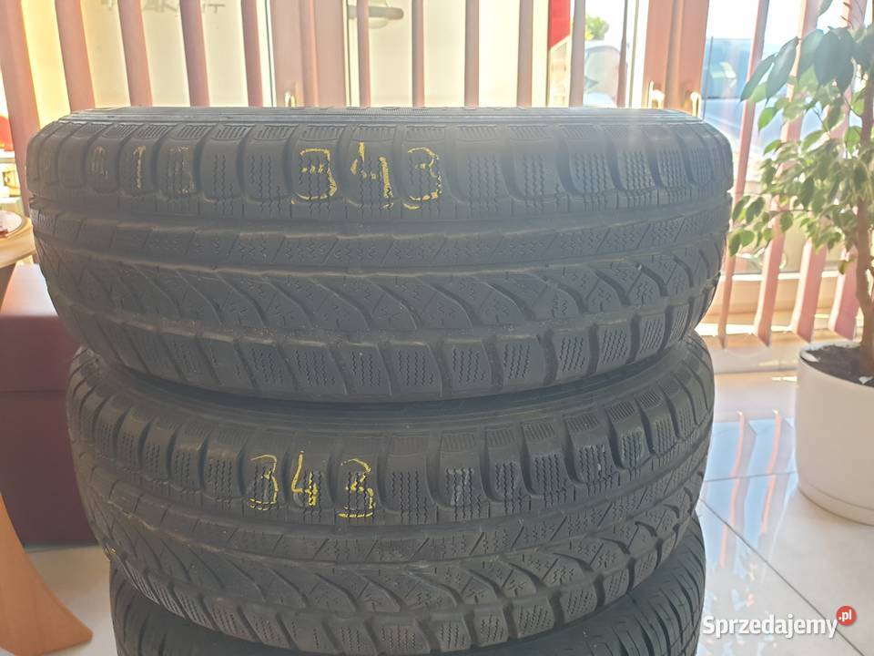 felga stalowa 13 opona Dunlop 16570R13 Dobre Miasto