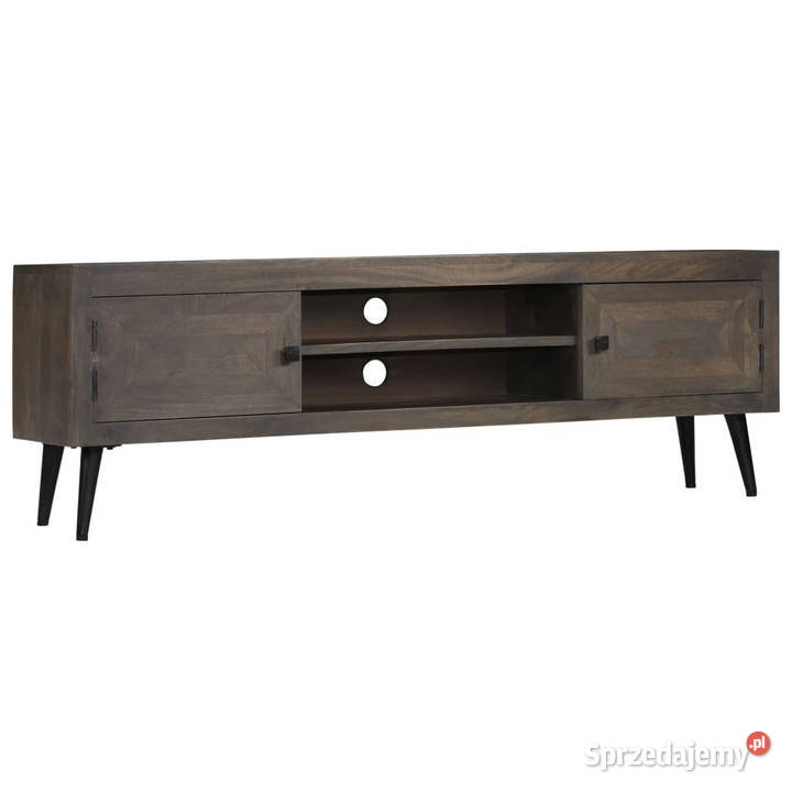 Szafka pod telewizor lite drewno mango 140 x 30 Warszawa