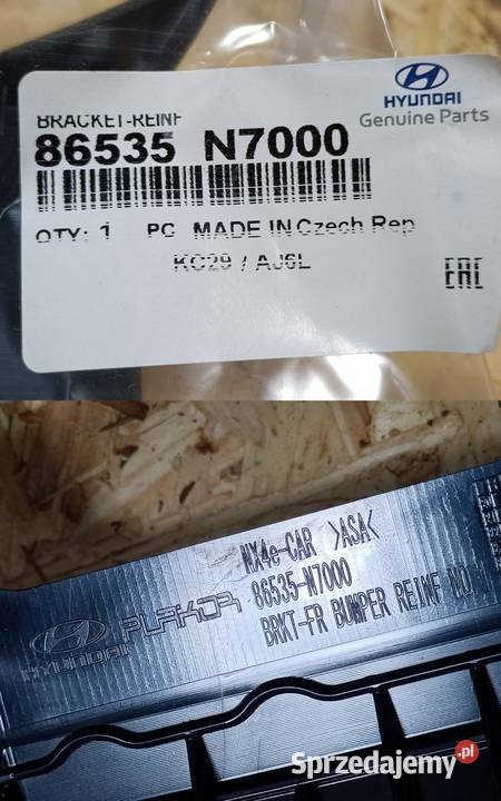 HYUNDAI TUCSON IV ŚLIZG MOCOWANIE WSPORNIK Pleszew