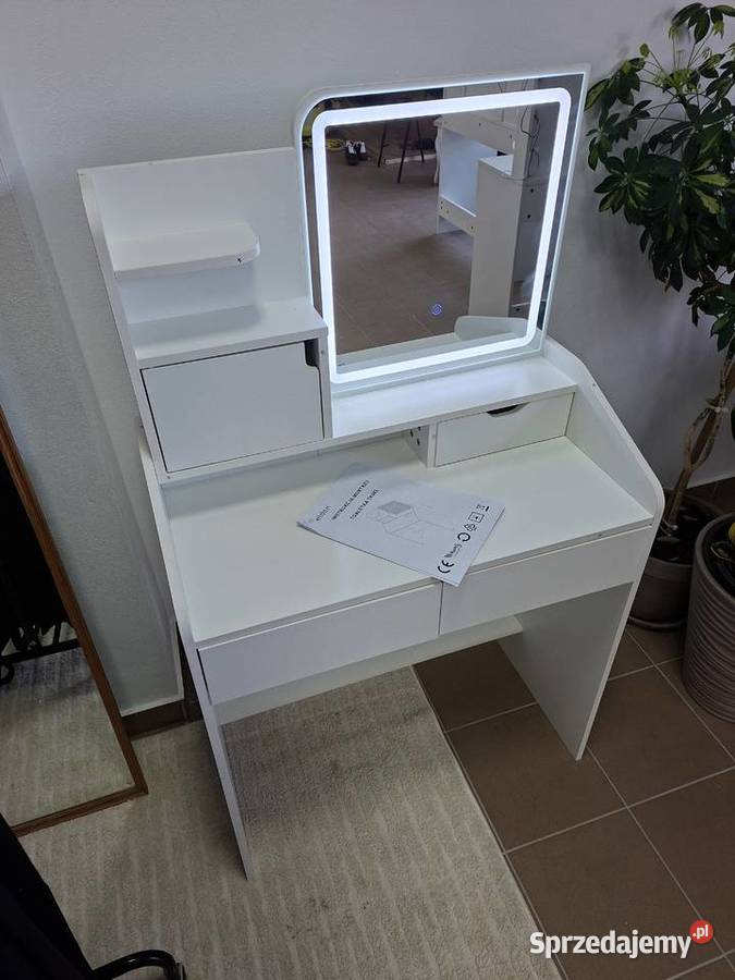 TOALETKA KOSMETYCZNA NOWA Z LUSTREM LED Jawor