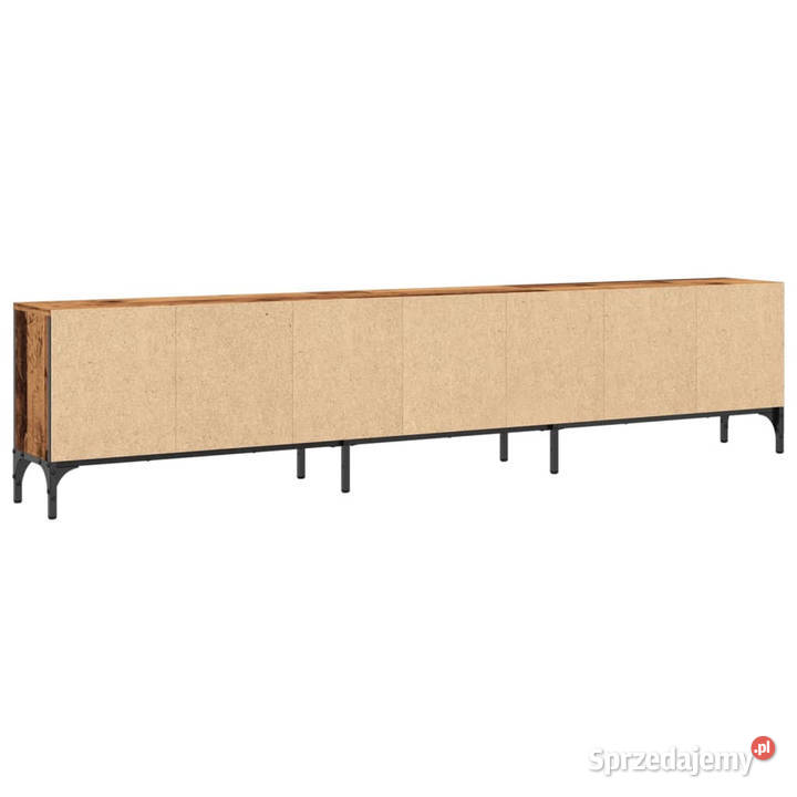 Szafka pod TV z szufladą stare drewno 200x25x44 Warszawa sprzedam