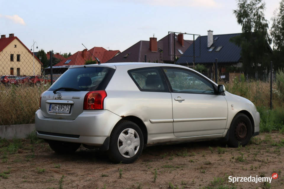 Toyota Corolla 2004r 14 Gaz Tanio Długie Opłaty Zarejestrowany w Polsce Warszawa