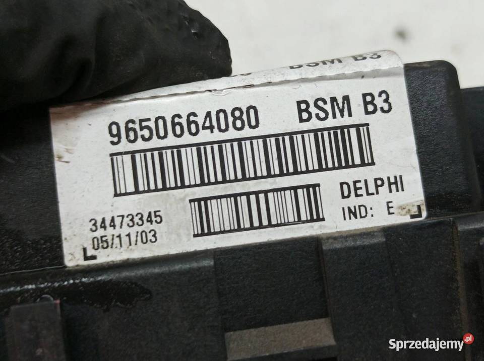 MODUŁ 9650664080 B3 Peugeot 307 I 20012008 Komputery świętokrzyskie