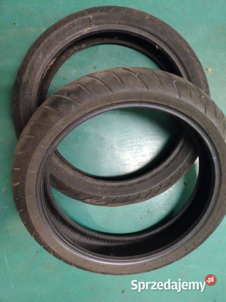 Opony 2 przód motor michelin 12070 zr 17 Łódź sprzedam