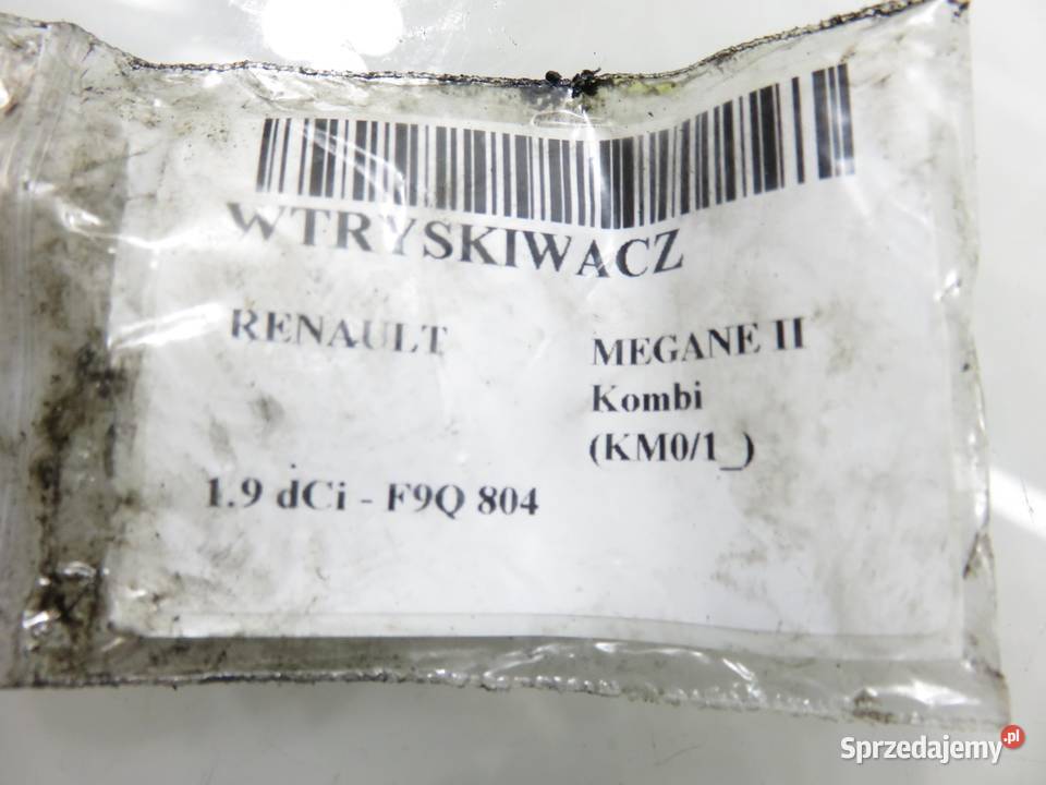 WTRYSKIWACZ RENAULT MEGANE II 19 dCi 0445110280 osobowe