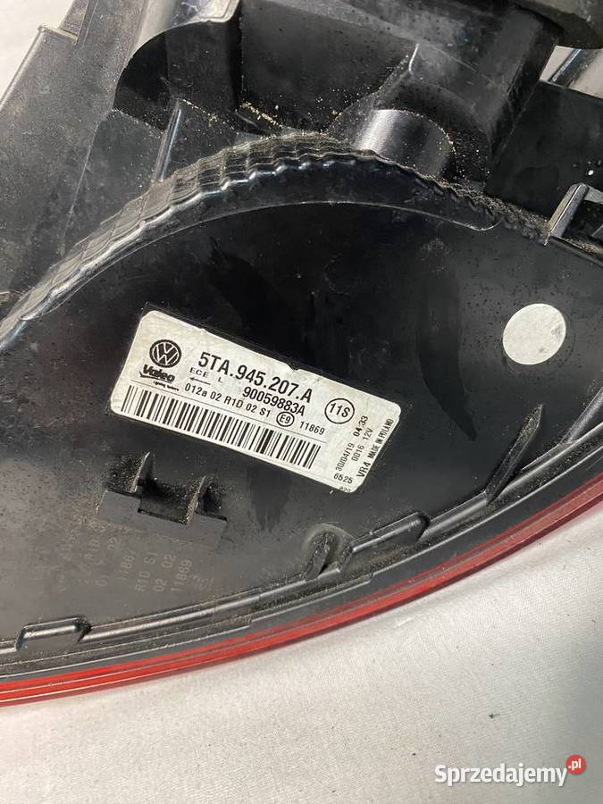 VOLKSWAGEN TOURAN III LAMPA LEWA TYŁ LED Jabłonna