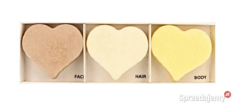 LOVE BAR Zestaw 3x 30g kostka serce do twarzy Wołczyn sprzedam