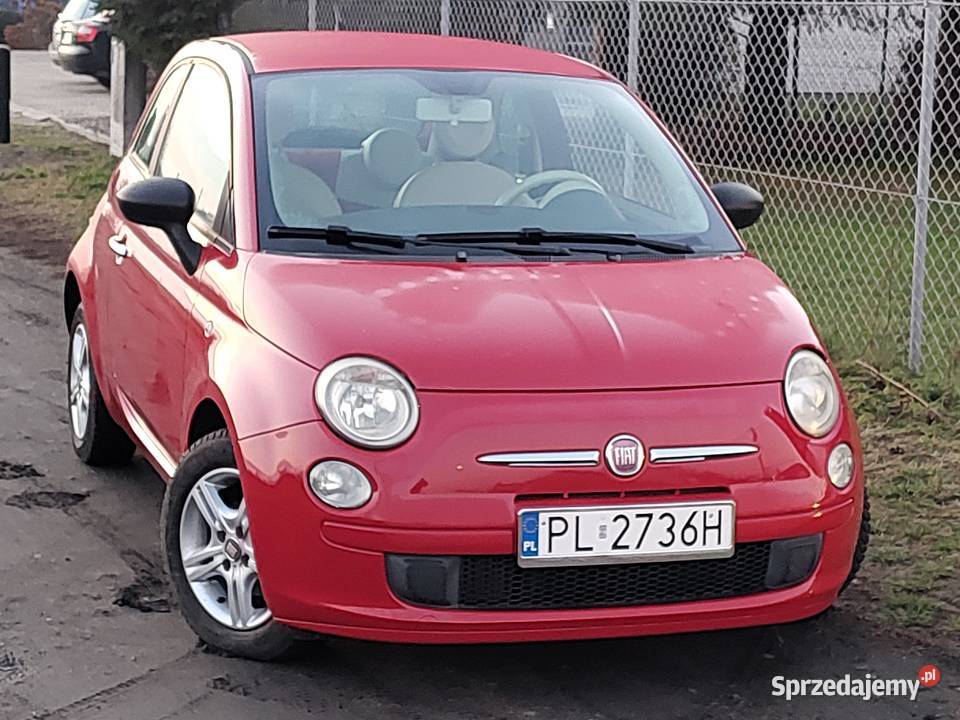 FIAT 500 09 BENZYNA ASR (kontrola trakcji) Leszno