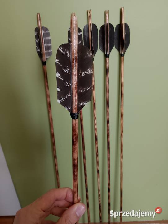 Drewniane strzały do łuku ręcznie robione Dębica sprzedam