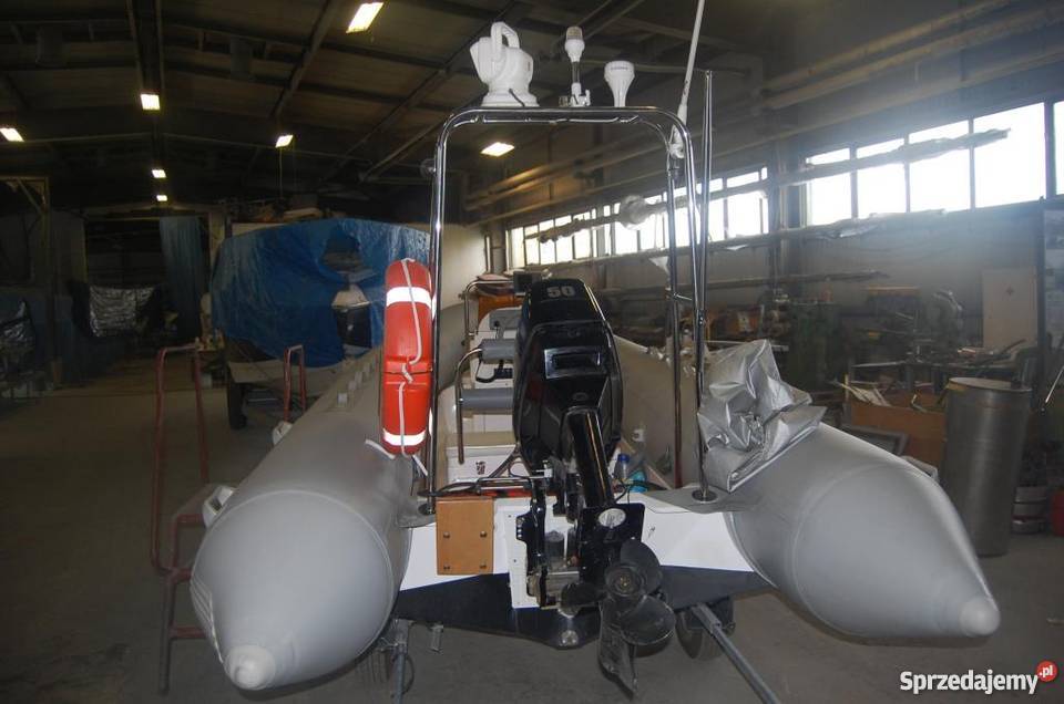RIB ZEBEC 520 z Tohatsu 50 hp przyczepa ZAMIANA Chojna