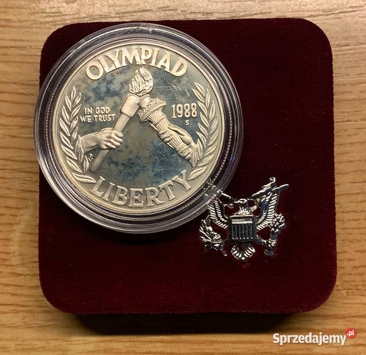 MONETA USA 1 dolar 1988 Letnie Igrzyska Numizmatyka