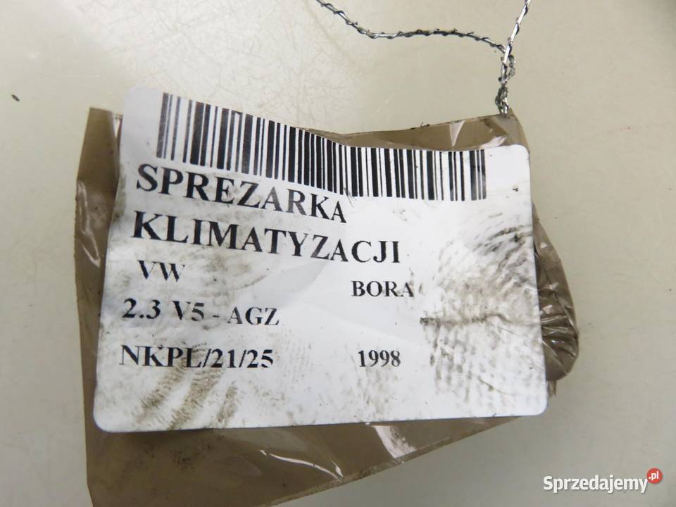 KOMPRESOR KLIMATYZACJI VW BORA 23 V5 AGZ osobowe Kompresory klimatyzacji sprzedam